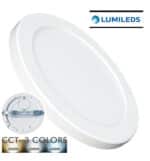 Downlight + Plaf&oacute;n LED - Circular- MOSS BLANCO LUMILEDS - 6W AJUSTABLE - CCT Color Seleccionable - Imagen 3