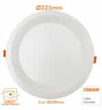 Downlight LED 24W Circular CCT - Regulable Driver Lifud - OSRAM Chip DURIS E 2835 160Lm/W - UGR17 - Imagen 5
