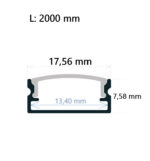 Luminaria lineal LED - EASY CONNECT - 2 Metros - 20W 12V - Imagen 8