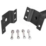 Soporte de Pared Negro 45 cm para Farola LED – Ø47mm para Poste o Pared - Imagen 4