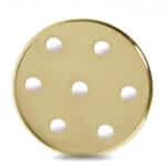 Roset&oacute;n Met&aacute;lico Dorado &Oslash; 100Mm - 7 Agujeros [AM-AR096] - Imagen 3
