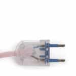 Pendel E27 Cable 5000Mm Rojo 3 X 0,75 Portal&aacute;mparas Interruptor Rotativo Lat&oacute;n - Enchufe [AM-AT530] - Imagen 4