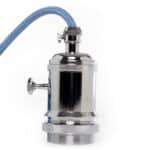 Pendel E27 Cable 5000Mm Azul Celeste 3 X 0,75 Portal&aacute;mparas Interruptor Rotativo Cobre - Enchufe [AM-AT531] - Imagen 3
