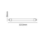 Tubo LED Asalite Vidrio G13 18W 1800Lm 4000K IP20 [ASAL-0076 - Imagen 4