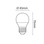 Bombilla LED Asalite E27 4W 350Lm 4000K IP20 [ASAL-0057 - Imagen 4