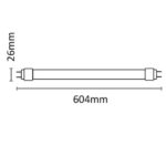 Tubo LED Asalite Vidrio G13 9W 1260Lm 4000K IP20 [ASAL-0177