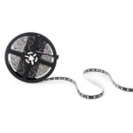 Tira de 300 LEDs 72W 4.200Lm SMD5050 12VDC IP65 Pcb Negro x5M 40.000H [CA-5050-300-IP65-B-RGB]-RGB - Imagen 4