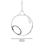 L&aacute;mpara Colgante "Ballroom Smoke" E27 Sin Bombilla - Imagen 5