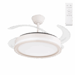 Ventilador de Techo LED 59W 5900LM CCT DC Ultra Silencioso con Mando a Distancia Función Verano-Invierno