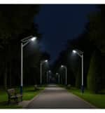 Farola LED Solar SUNLIGHT PRO200 |SMD5050 160Lm/W |Control Remoto | 70&ordm;x140&ordm; |IP65 - Imagen 4