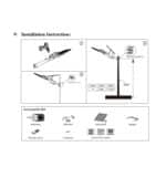 Farola LED Solar SUNLIGHT PRO200 |SMD5050 160Lm/W |Control Remoto | 70&ordm;x140&ordm; |IP65 - Imagen 7