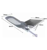 Farola LED Solar SUNLIGHT PRO400 |SMD5050 160Lm/W |Control Remoto | 70&ordm;x140&ordm; |IP65