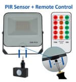 Foco Proyector LED 50W - Chip Lumileds 140Lm/W - Sensor Movimiento PIR - Imagen 6