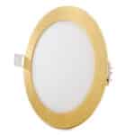 Placa LED 12W 805Lm  2700&ordm;K Circular Dorado 50.000H [GL-CL-R12N-G-WW] - Imagen 4