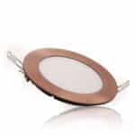 Placa LED 6W 449Lm  2700ºK Circular Bronce 50.000H [GL-CL-R6N-B-WW]