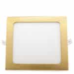 Placa LED 18W 1217Lm  2700&ordm;K Cuadrada Dorado 50.000H [GL-CL-S18N-G-WW - Imagen 4