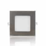 Placa LED 6W 480Lm 6000&ordm;K Cuadrada Niquel Satinado 50.000H [GL-CL-S6N-CW] - Imagen 4