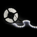 Tira de 300 LEDs 40W 4.000Lm CRI85 6000&ordm;K SMD2835 24VDC IP65 x5M 40.000H [GR-RDT2835-60-24-IP65-CW]-Blanco Fr&iacute;o