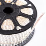 Tira de 120 LEDs/M 500W 1.000Lm 6000&ordm;K SMD5050 220VAC IP65 x50M 40.000H  [HO-220-120-50M-CW] - Imagen 4