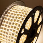 Tira de 120 LEDs/M 500W 1.000Lm 6000&ordm;K SMD5050 220VAC IP65 x50M 40.000H  [HO-220-120-50M-CW] - Imagen 10