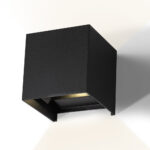 Aplique LED Exterior 2x5W 100Lm/W IP65 Negro 4000K [HO-APL06-IP65-B-W] - Imagen 4