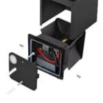 Aplique LED Exterior 2x5W 100Lm/W IP65 Negro 4000K [HO-APL06-IP65-B-W] - Imagen 5