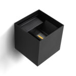 Aplique LED Exterior 2x5W 100Lm/W IP65 Negro 4000K [HO-APL06-IP65-B-W] - Imagen 6