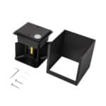 Aplique LED Exterior 2x5W 100Lm/W IP65 Negro 4000K [HO-APL06-IP65-B-W] - Imagen 7