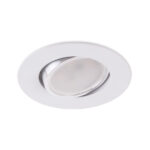 Pack 8 Aro Foco Downlight  Basculante Circular Aluminio Blanco 93Mm - Imagen 7