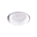 Aro Foco Downlight Circular Aluminio Blanco Basculante Integraci&oacute;n Yeso &Oslash;75mm - Imagen 3