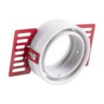 Aro Foco Downlight Circular Aluminio Blanco Basculante Integraci&oacute;n Yeso &Oslash;75mm - Imagen 4