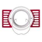 Aro Foco Downlight Circular Aluminio Blanco Basculante Integraci&oacute;n Yeso &Oslash;75mm - Imagen 5