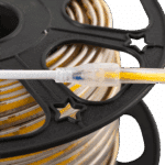 Tira de Leds COB Autorectificada 220VAC 10W/m IP65 - 50 Metros Cinta 3M Blanco Natural 4000K