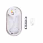 Plaf&oacute;n LED 9W 900Lm 6000&ordm;K IP54 "Harlow" 40.000H   [HO-DLOVB-1OW-CW] - Imagen 6