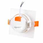 Foco Downlight LED 7W 630Lm 6000&ordm;K Rectangular Basculante 40.000H [HO-DLPL-CUAD-7W-CW] - Imagen 6