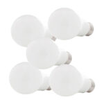 Pack 5 Bombillas LED E27 5W 450Lm 6000ºK 40.000H [HO-ED-B3-E27-5W-CW-PK5-AP]