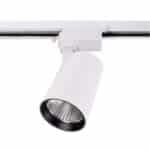 Foco de Carril LED 30W 2.700Lm CRI85 6000ºK Monofásico 40.000H [HO-FC-30W-W-CW]