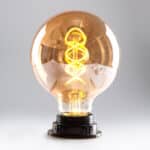 Bombilla LED E27 4W 380Lm 2000&ordm;K Filamento 40.000H   [HO-G95-4W-R] - Imagen 3
