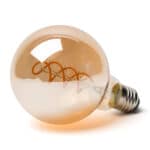 Bombilla LED E27 4W 380Lm 2000&ordm;K Filamento 40.000H   [HO-G95-4W-R] - Imagen 4