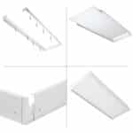 Panel LED 72W 7.900Lm 6000&ordm;K 120x60cm + Kit de Superficie 40.000H [HO-KITPAN120X60-72W-CW] - Imagen 3