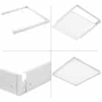 Panel LED 36W 3.623Lm 6000&ordm;K 60x60cm + Kit de Superficie 40.000H [HO-KITPAN60X60-36W-CW] - Imagen 3