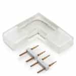 Conector L Tira LED 220VAC SMD5050. [HO-L-230V-5050]