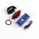 Luz Delantera Bicicleta Solar LED 2 Niveles+Destello Bater&iacute;a USB - Imagen 5