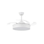 Ventilador de Techo 36W 1800Lm Iluminaci&oacute;n LED CCT Variable Control Remoto 50.000H - Blanco [HO-LEDFAN-30-W] - Imagen 3