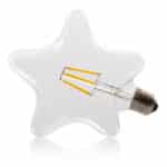 Bombilla LED E27 6W  432Lm 2000ºK Filamento Star 40.000H   [HO-LF-STAR-E27-6W-WW] - Imagen 3