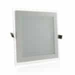 foco downlight led cuadrado cristal