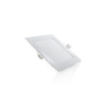 placa led cuadrada 6w blanca