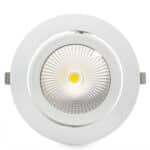 Foco Downlight LED 40W  4000Lm 6000ºK Orientable UGR17 50.000H  [JW-40W-G-CW] - Imagen 3
