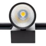 Foco de Carril LED  40W 3600Lm CRI90 4200ºK Trifásico UGR17 50.000H [JW-TR40W-BLACK-W] - Imagen 4