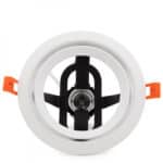 Aro Foco Downlight  Par 30 E27 (Sin Lámpara) Blanco - Imagen 4